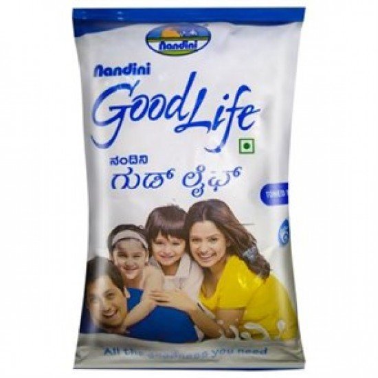 Nandini GoodLife  Toned Long Life Milk 500 ml (Pouch)
