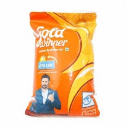 Gold Winner Refined Sunflower Oil Pouch  1L